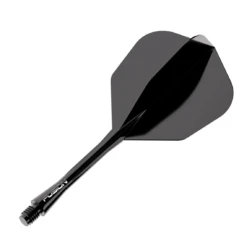 Winmau Winmau Fusion Integrated Flight & Shaft #6 - Black