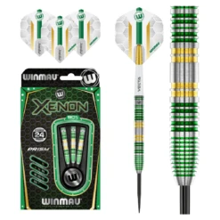 Winmau Winmau Xenon 90% Tungsten Darts 24g -SNOOKER - POOL Store Winmau Xeon 24g 2
